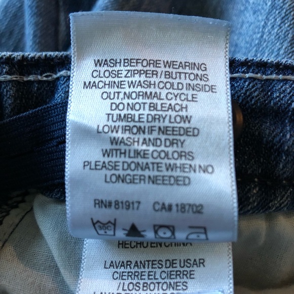 Levi’s Girls Sz 14 Jean Shorts - Picture 7 of 10